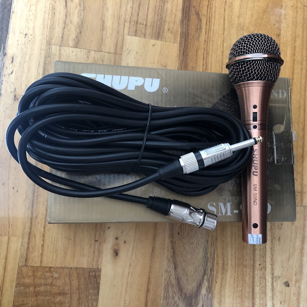 Micro có dây SHUPU 939 , 959  Karaoke cao cấp (Vỏ Hợp Kim)