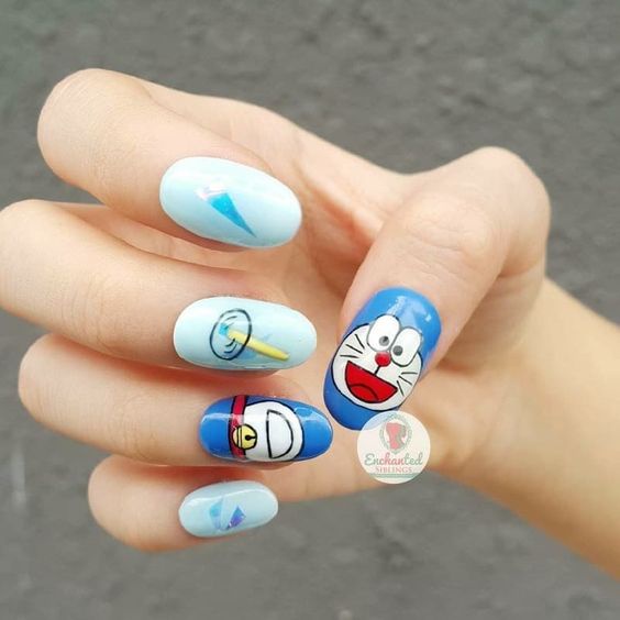 Sticker 3D Doremon | Hình Dán Móng Tay Đáng Yêu DD-606