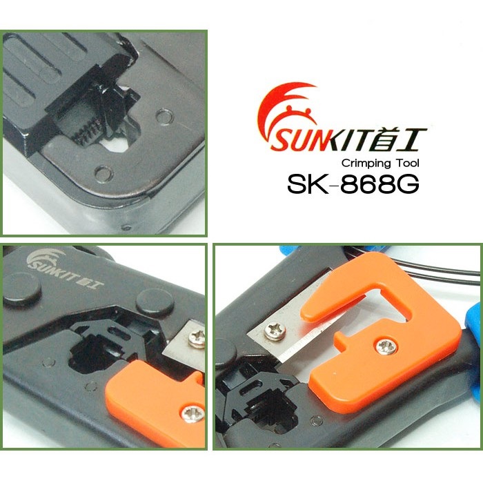 Kìm bấm mạng đa SUNKIT 868G