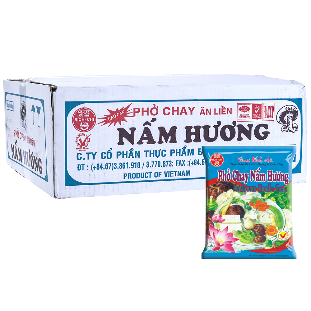 THÙNG 30 GÓI PHỞ CHAY NẤM HƯƠNG