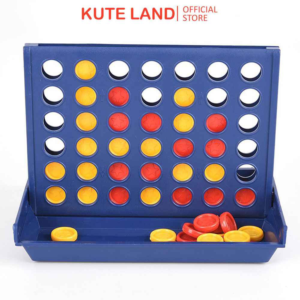 Connect Four Bộ trò chơi cờ ca rô 4 miếng Board Game sáng tạo cho nhóm bạn gia đình