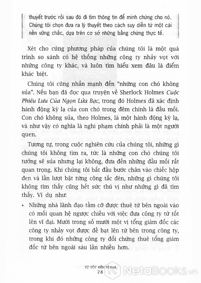 Sách - Từ Tốt Đến Vĩ Đại - Jim Collins (XBT)