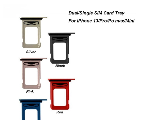 Khay Sim iP 13 PRO bản 1 SIM/ 2 SIM ZIN có Ron Chống Nước & Lẫy Giữ Sim