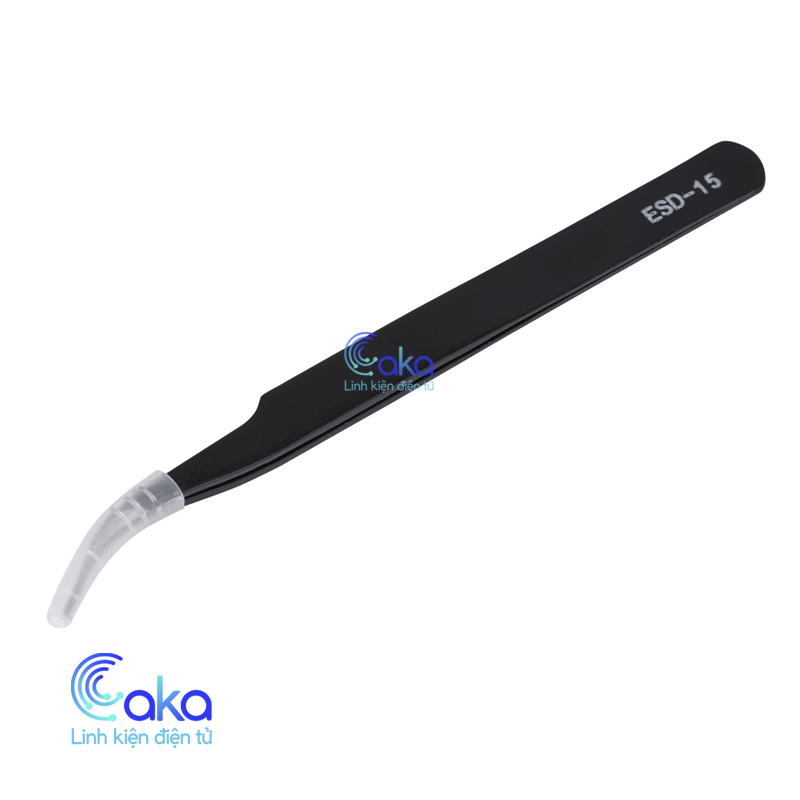 ESD-15 Nhíp cong kẹp gắp linh kiện điện tử chuyên dụng sửa chữa