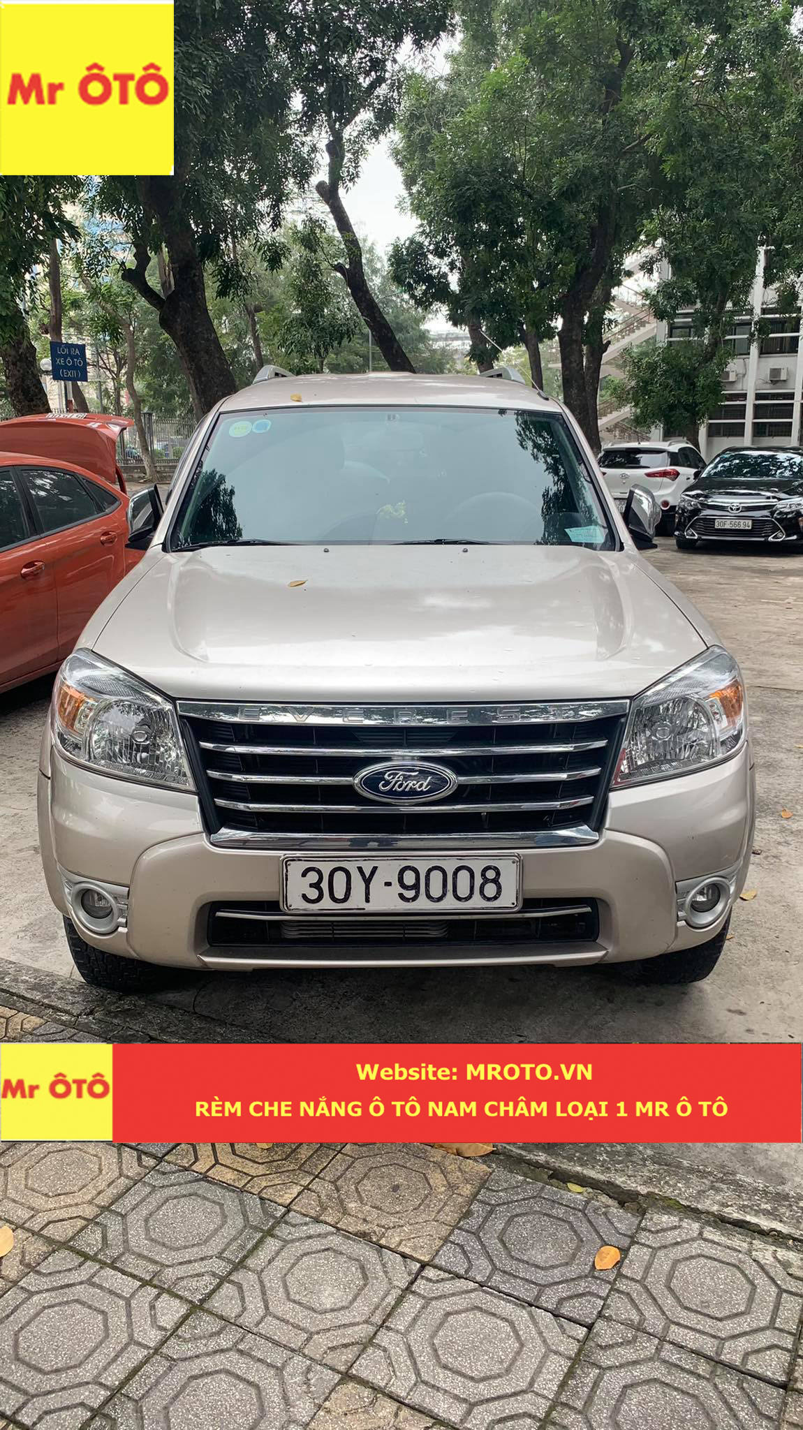 Rèm Che Nắng Ford Everest 2006-2015 Mr OTO