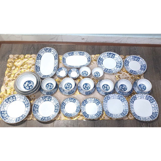 Xả Kho set 10 bát cơm sứ bát tràng mã 1509