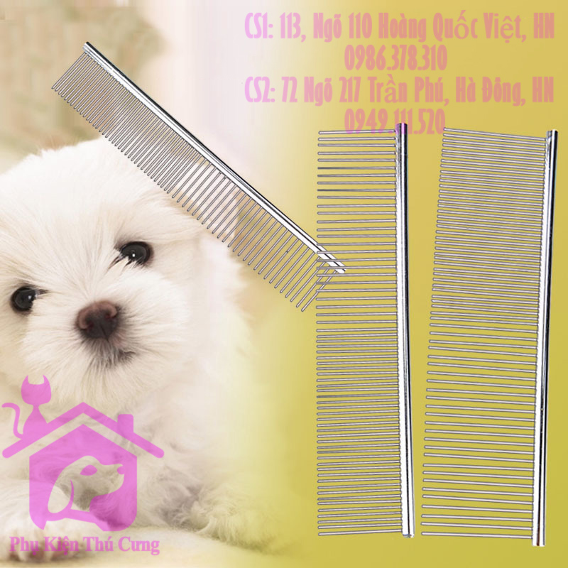 Lược Chải Lông Rối Inox Cao Cấp 3cm - CutePets