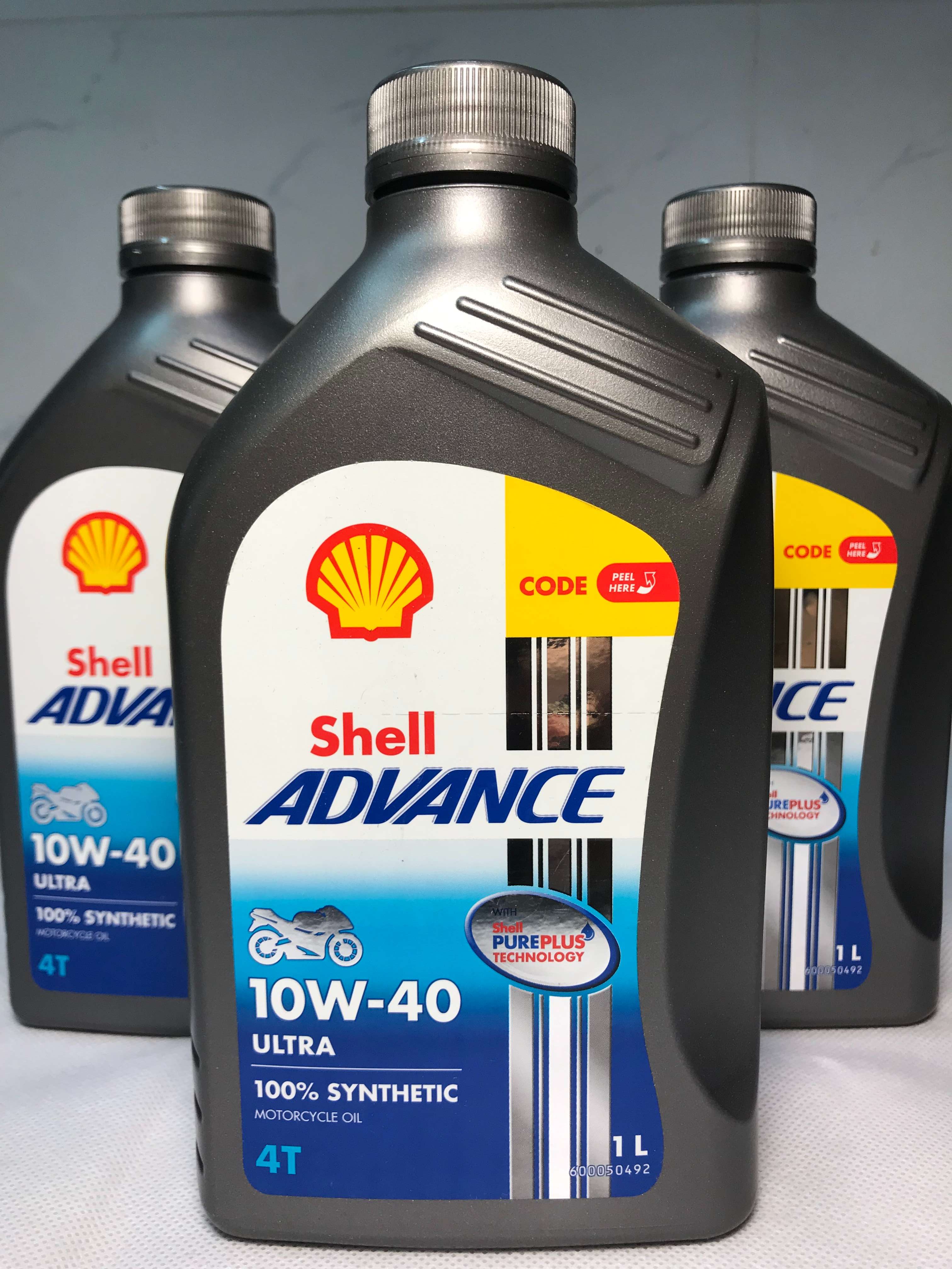 Nhớt Shell Advance Ultra 10W40 1L xe số nhập Thái
