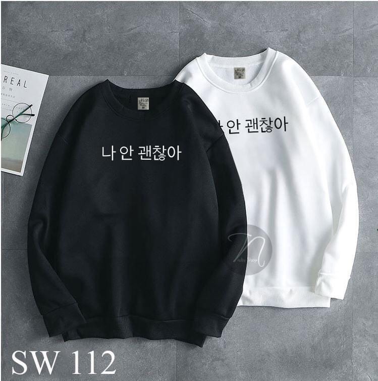 ÁO ĐÔI SWEATER IN HÌNH , CHỮ