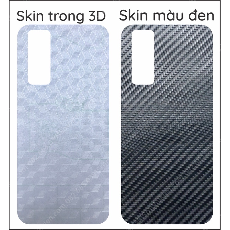 Miếng dán mặt lưng skin carbon Vivo Y53s 4G 5G