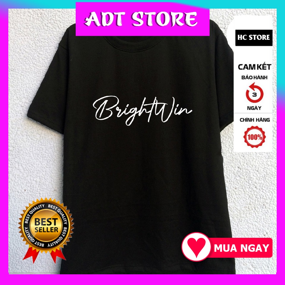 Áo thun tên BrightWin vì chúng ta là 1 đôi - 2gether The Movie độc đẹp giá rẻ