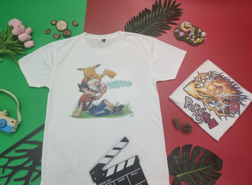[HCM]Áo thun unisex Pokemon Mẫu 2