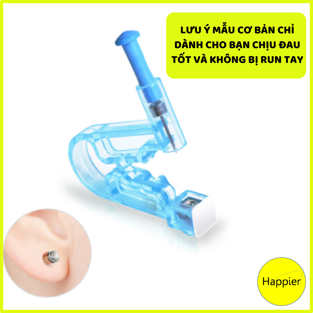 [HCM]Xỏ Lỗ Tai Dùng 1 Lần Cơ Bản - Happier