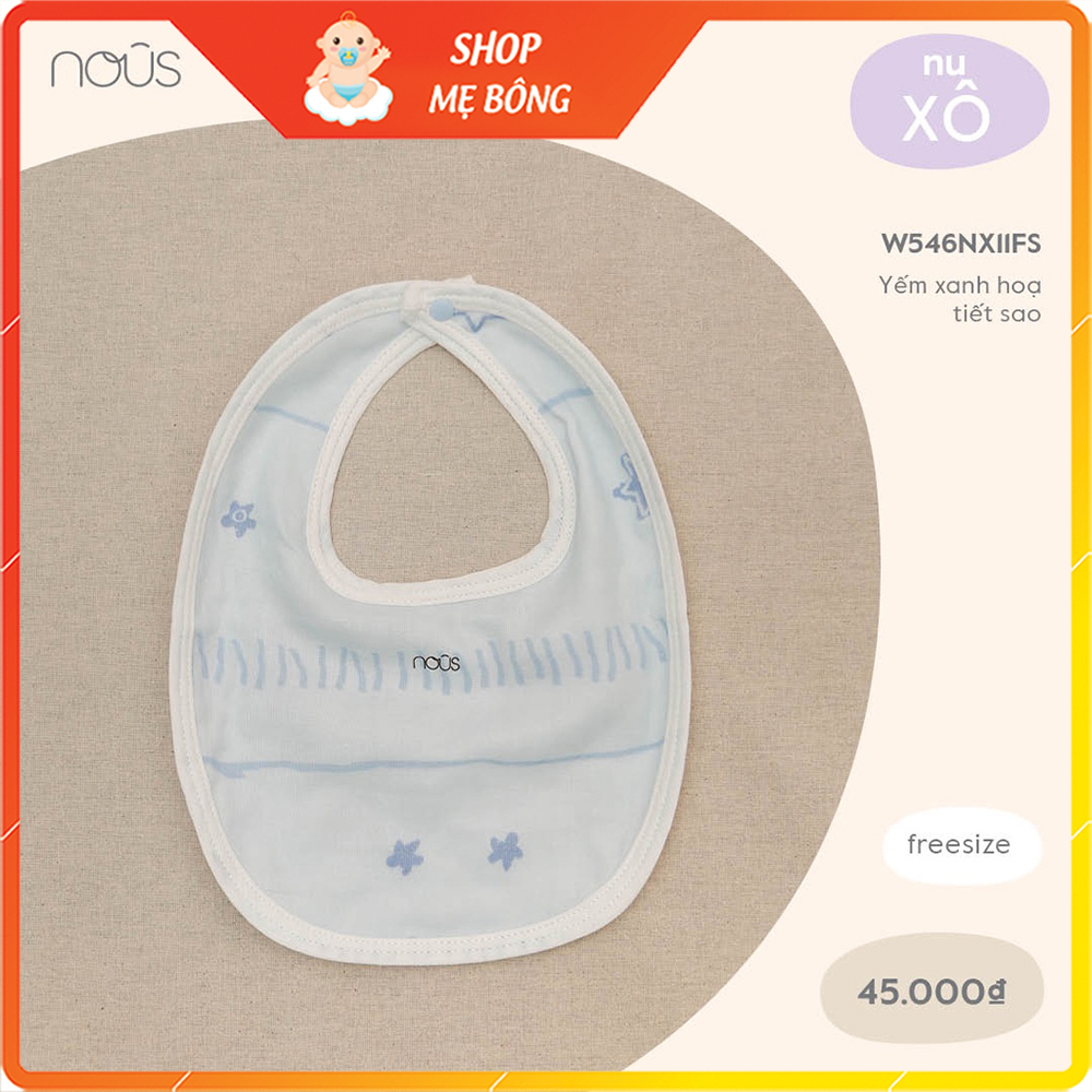 Yếm Nous Chất Liệu Nu Xô Mềm Từ 0-6 Tháng