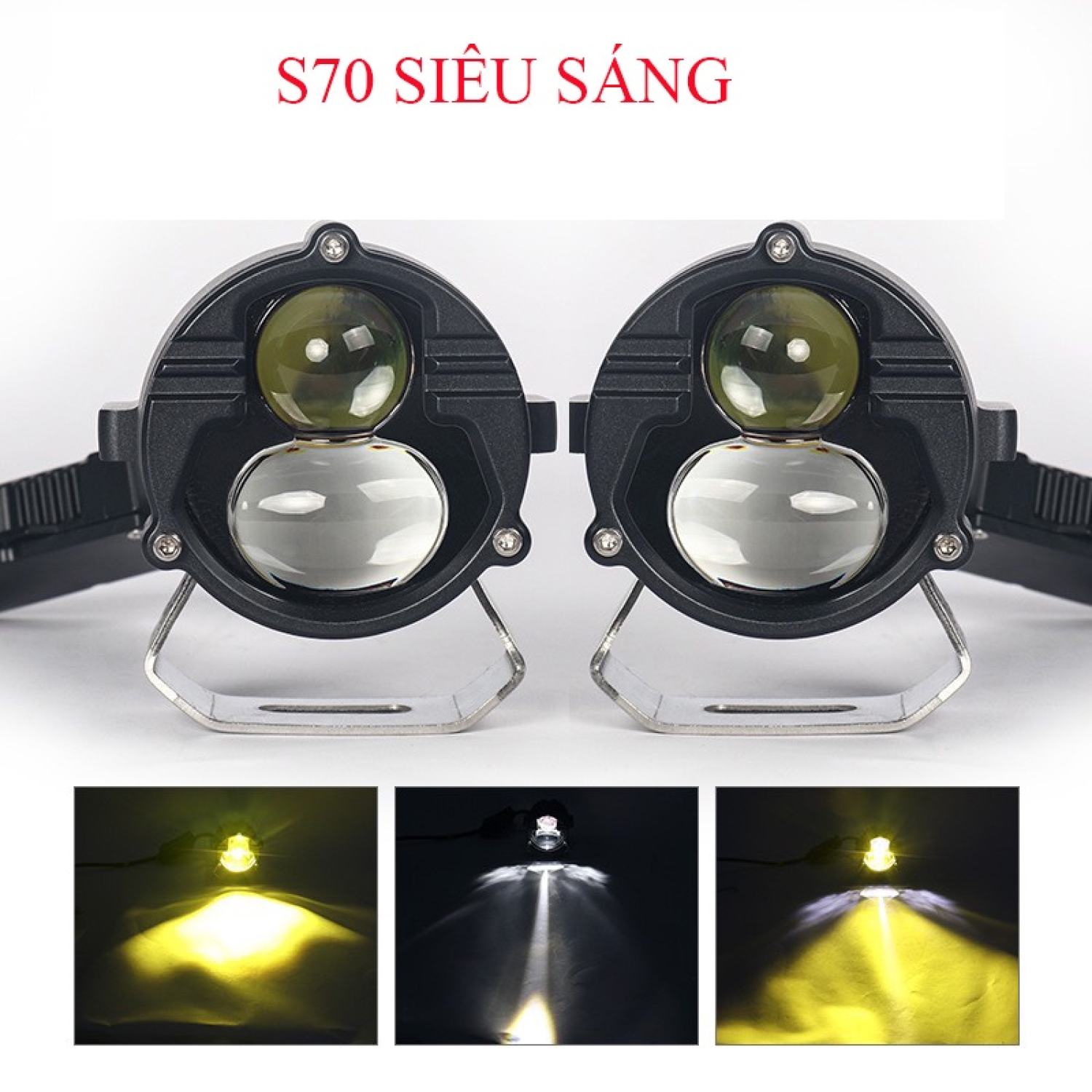 Đèn Led Trợ Sáng S70 Siêu Sáng ( giá 1 bóng )