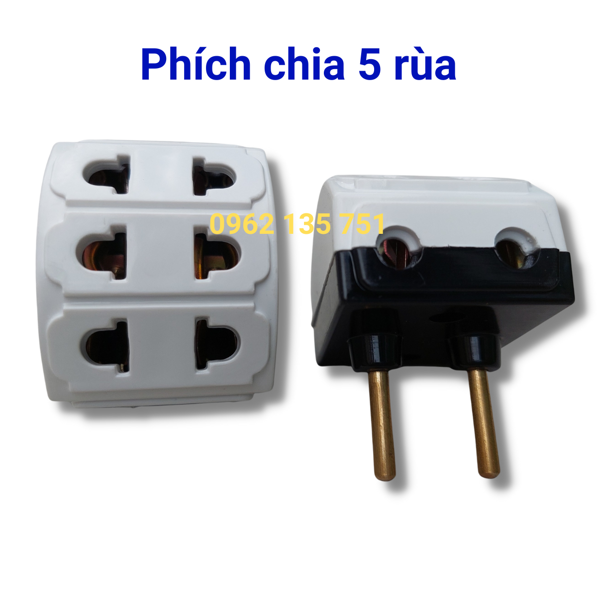 Phích cắm 4 ly - phích nối âm - phích cắm/ phích nối chịu tải cao 6000w - phích cắm chia 3 ổ cắm - phích cắm chia 3/ chia 5 thông minh 3000w