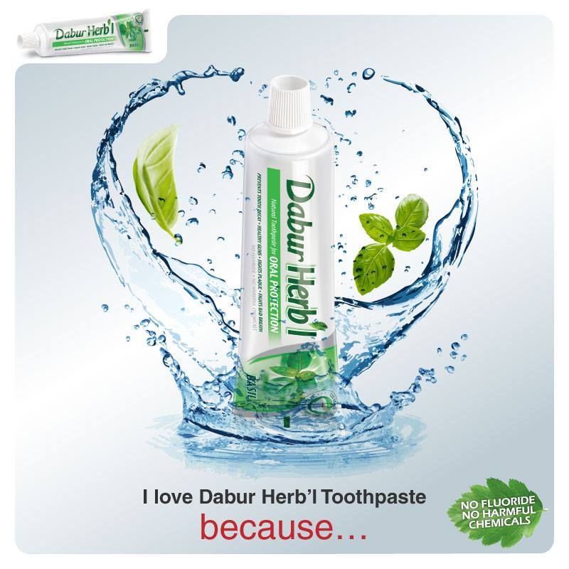 Kem đánh răng húng quế Dabur Herbal Toothpaste with Basil 155g