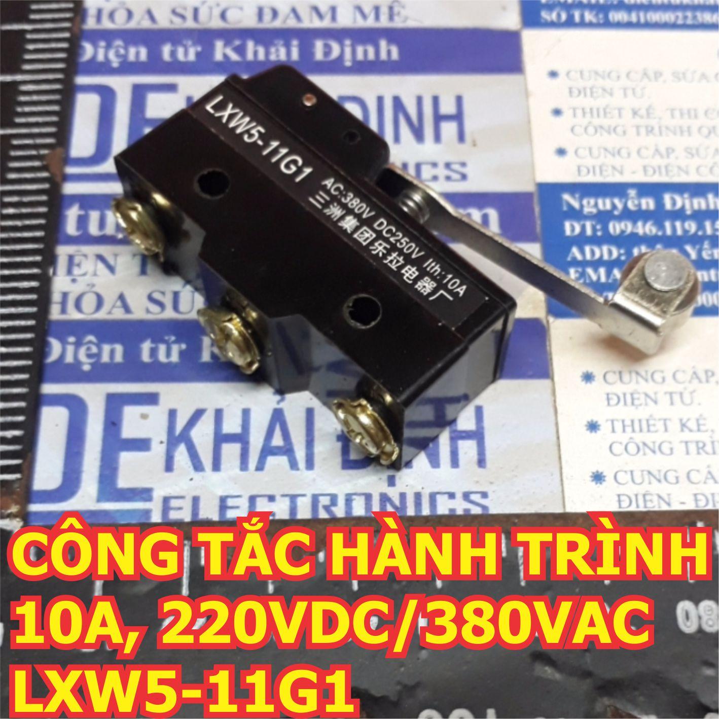 2 cái CÔNG TẮC HÀNH TRÌNH, MICRO SWITCH 10A, 220VDC/380VAC LXW5-11G1 kde5338