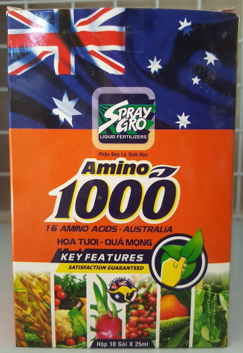 Phân bón lá Amino 1000 - hộp 10 gói