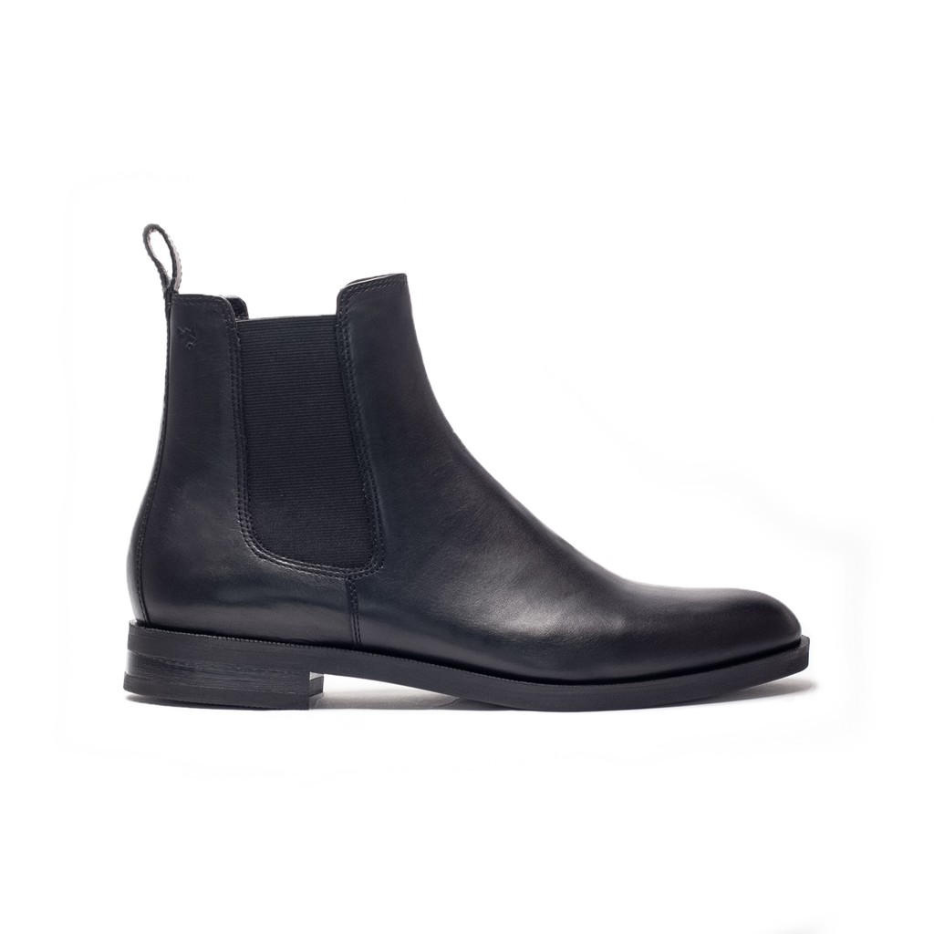 Giày boot THE WOLF classic chelsea boot - Black