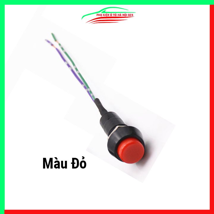 Công tắc tròn On Off 12-24V đa năng thích hợp dùng làm công tắc còi, đèn trợ sáng,..