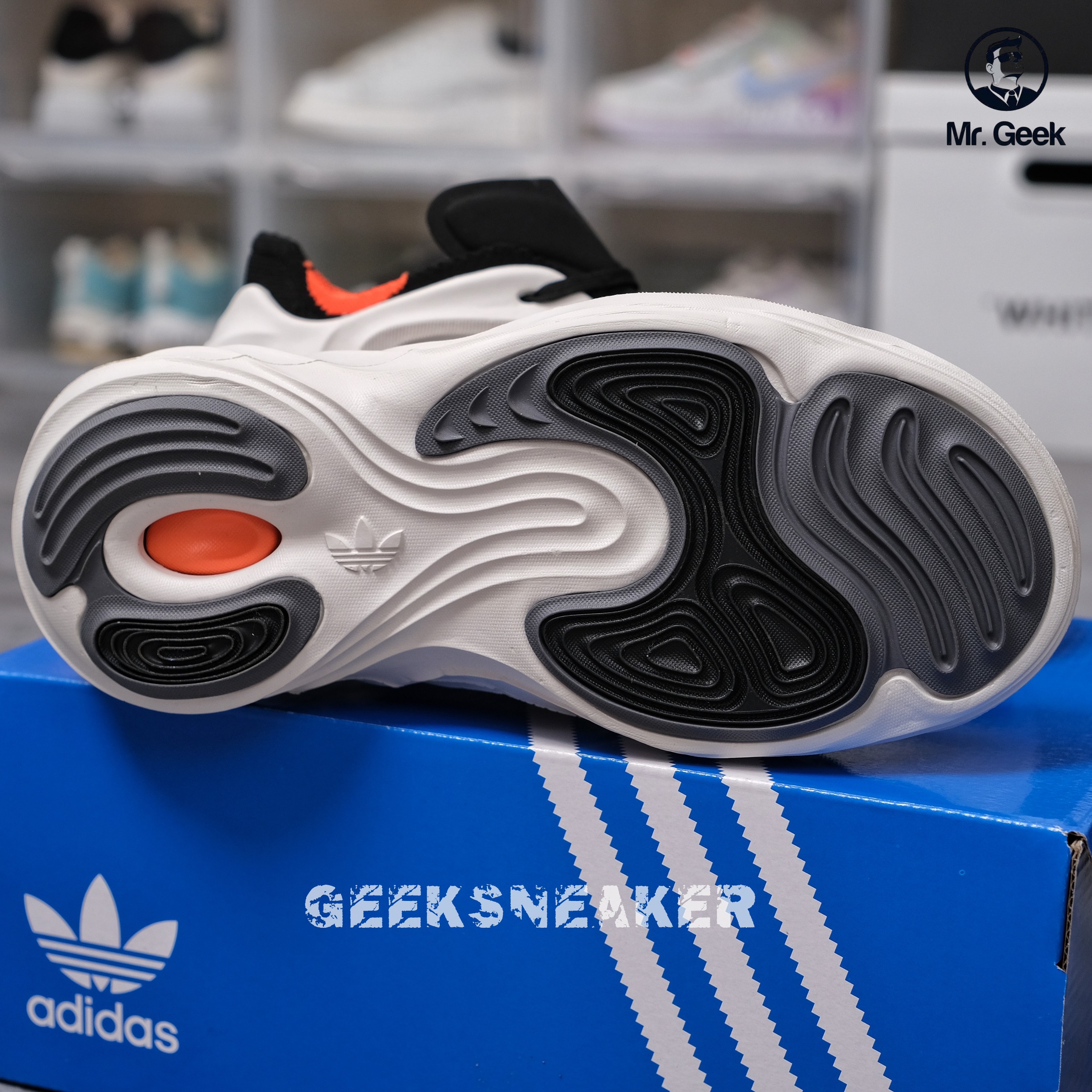 [GeekSneaker] Giày Adifom Q Core Black / Black White