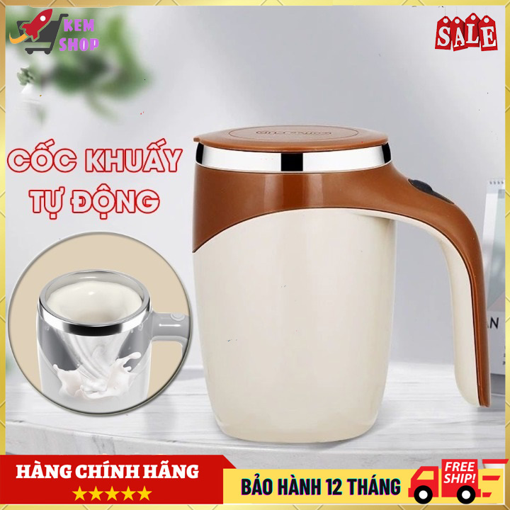 Cốc tự khuấy pha đồ uống tự động, cốc giữ nhiệt đa năng, ly khuấy tự động, ly pha sữa ngũ cốc 380ml, máy trộn thông minh, cốc giữ nhiệt, cốc khuấy pha đồ tự động, cốc nhỏ gọn tiện lợi phù hợp với dân văn phòng