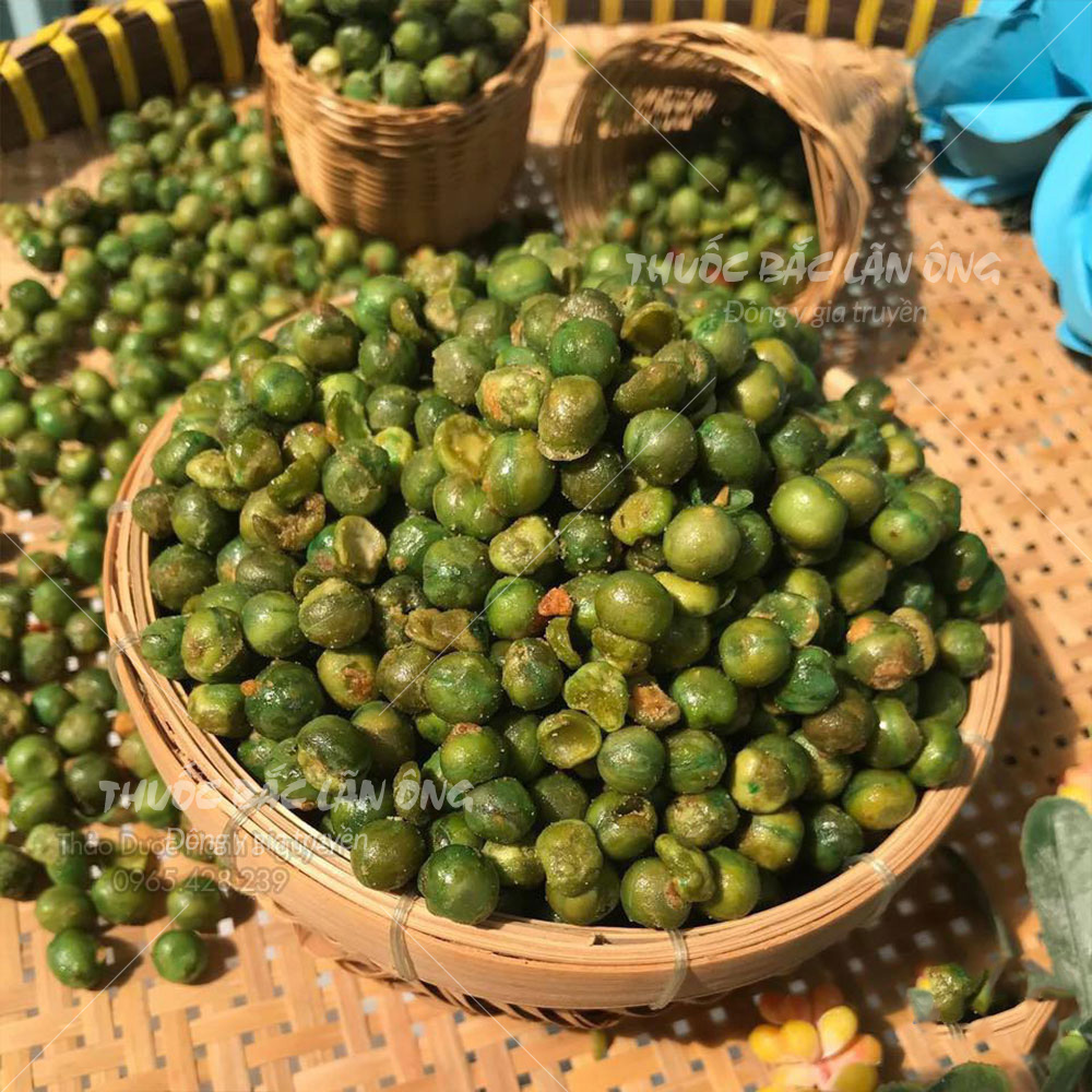 Đậu Hà Lan Rang Muối 500g (Đồ ăn vặt thơm, ngon, giòn tan)