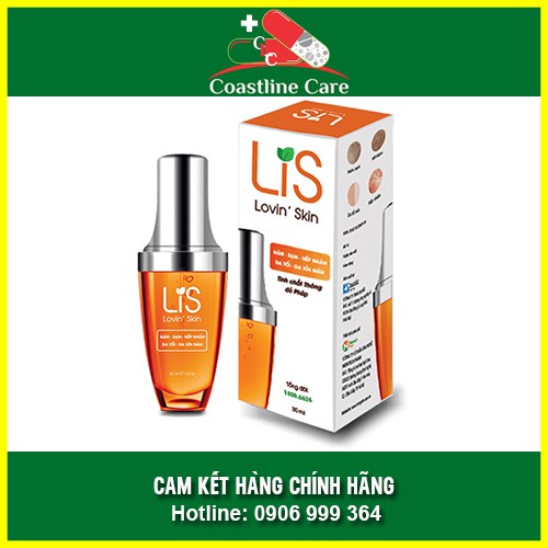 LiS Lovin Skin Gel giúp làm mờ các vết nám sạm trên da, giảm nếp nhăn đẩy lùi lão hóa da - Chai 30 ml - CLC Pharmacy