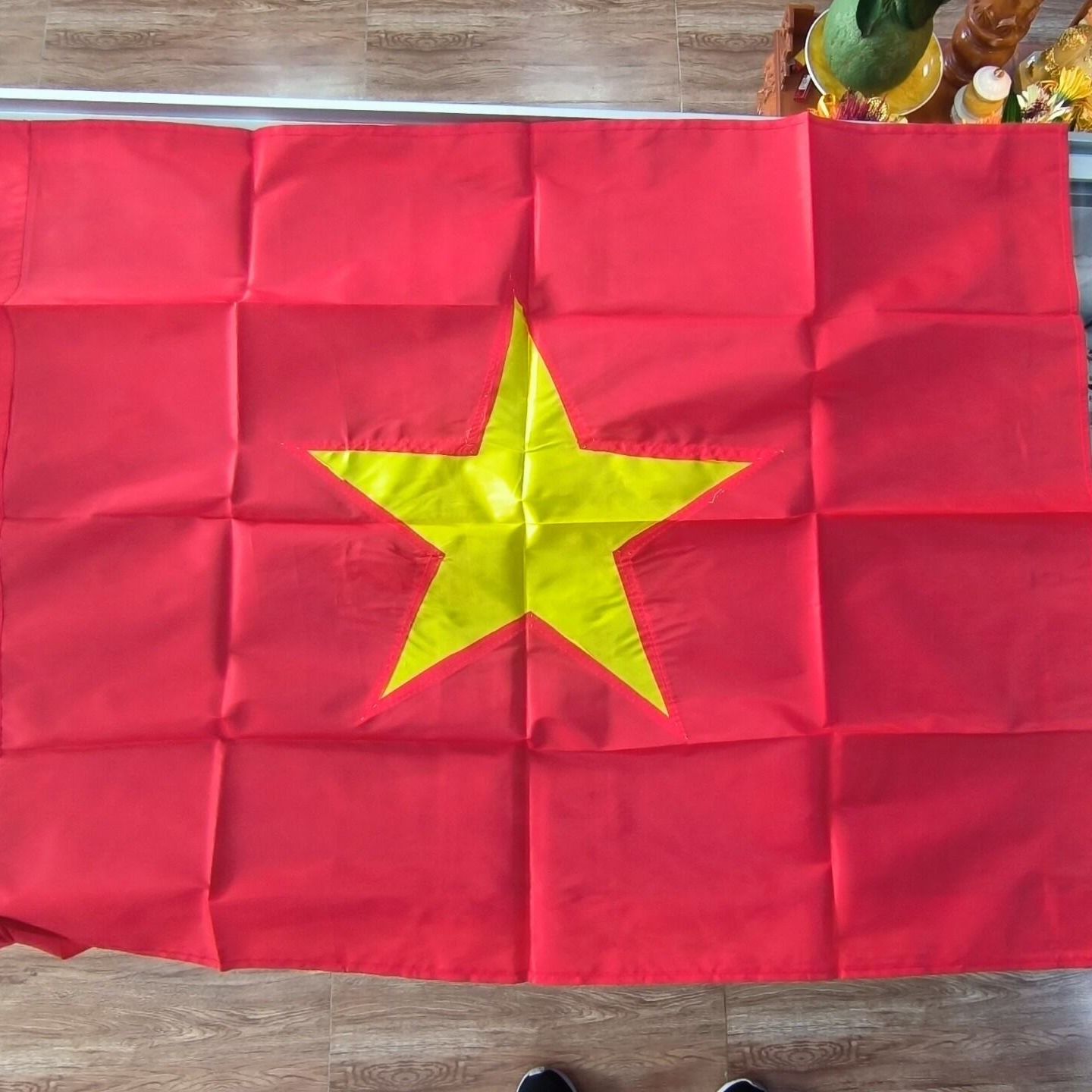 Cờ Tổ Quốc Việt Nam Vải Kate Dày Dặn Siêu Chắc Siêu Bền