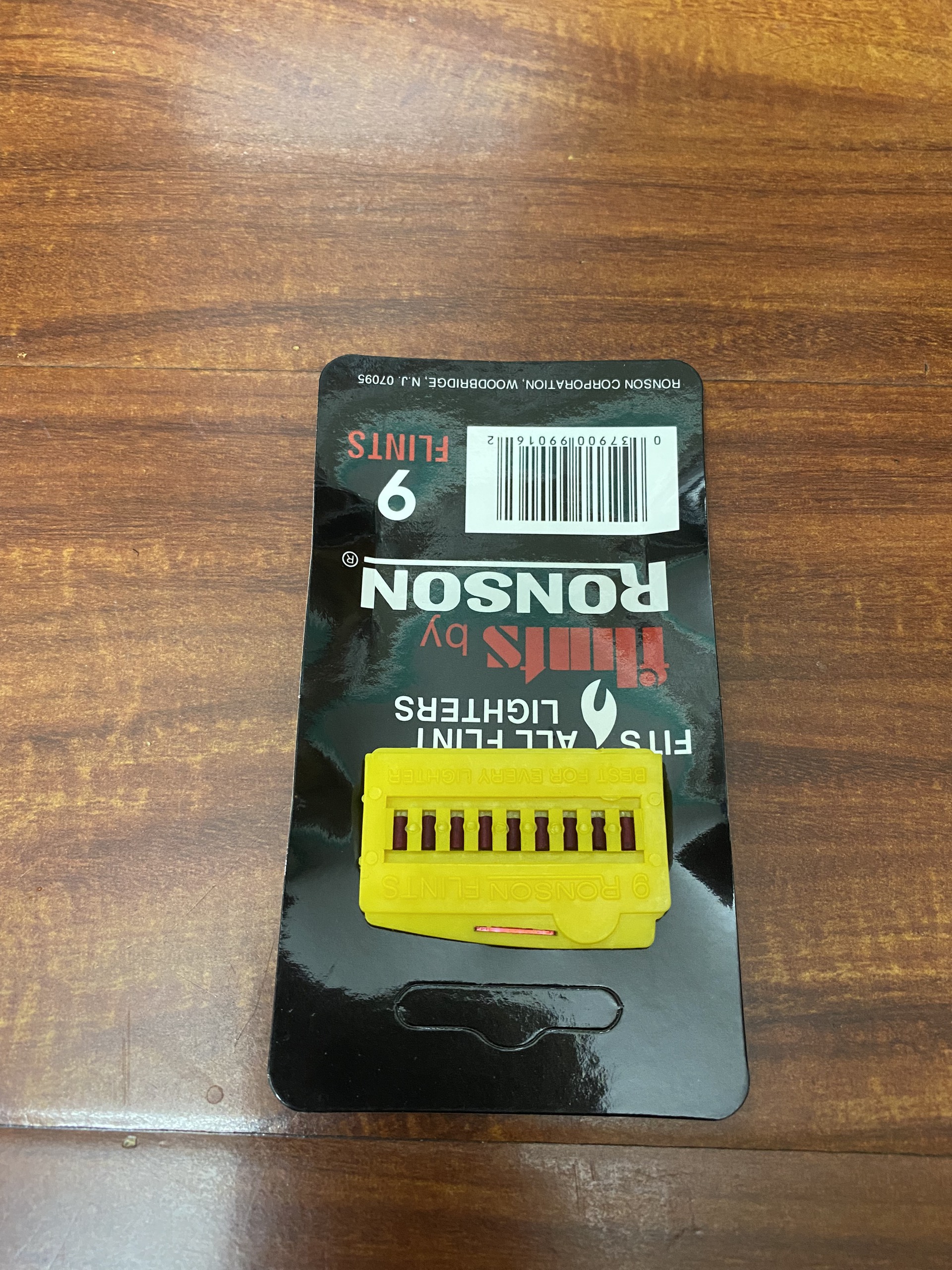 Vỉ Đá Đỏ Ronson 9 Viên - Đá lửa cho Zippo, Bật lửa các loại