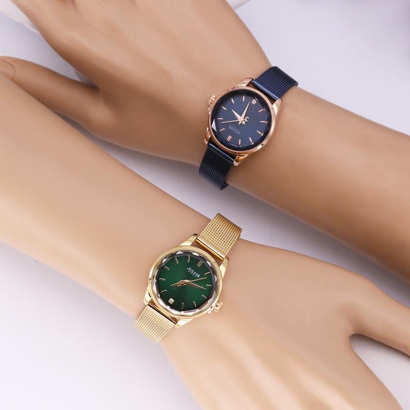 Đồng Hồ Nữ Julius Hàn Quốc Dây Thép JA-1040