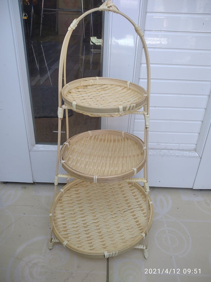 Kệ mẹt trang trí 3 tầng