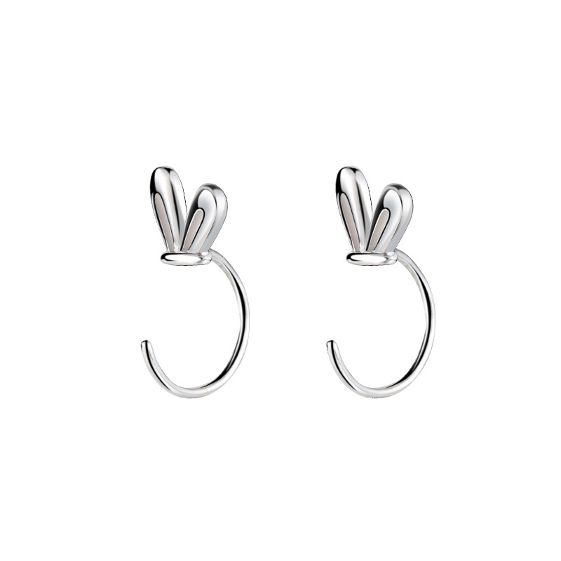 1 chiếc - Khuyên tai móc thỏ dễ thương ( 1 chiếc )