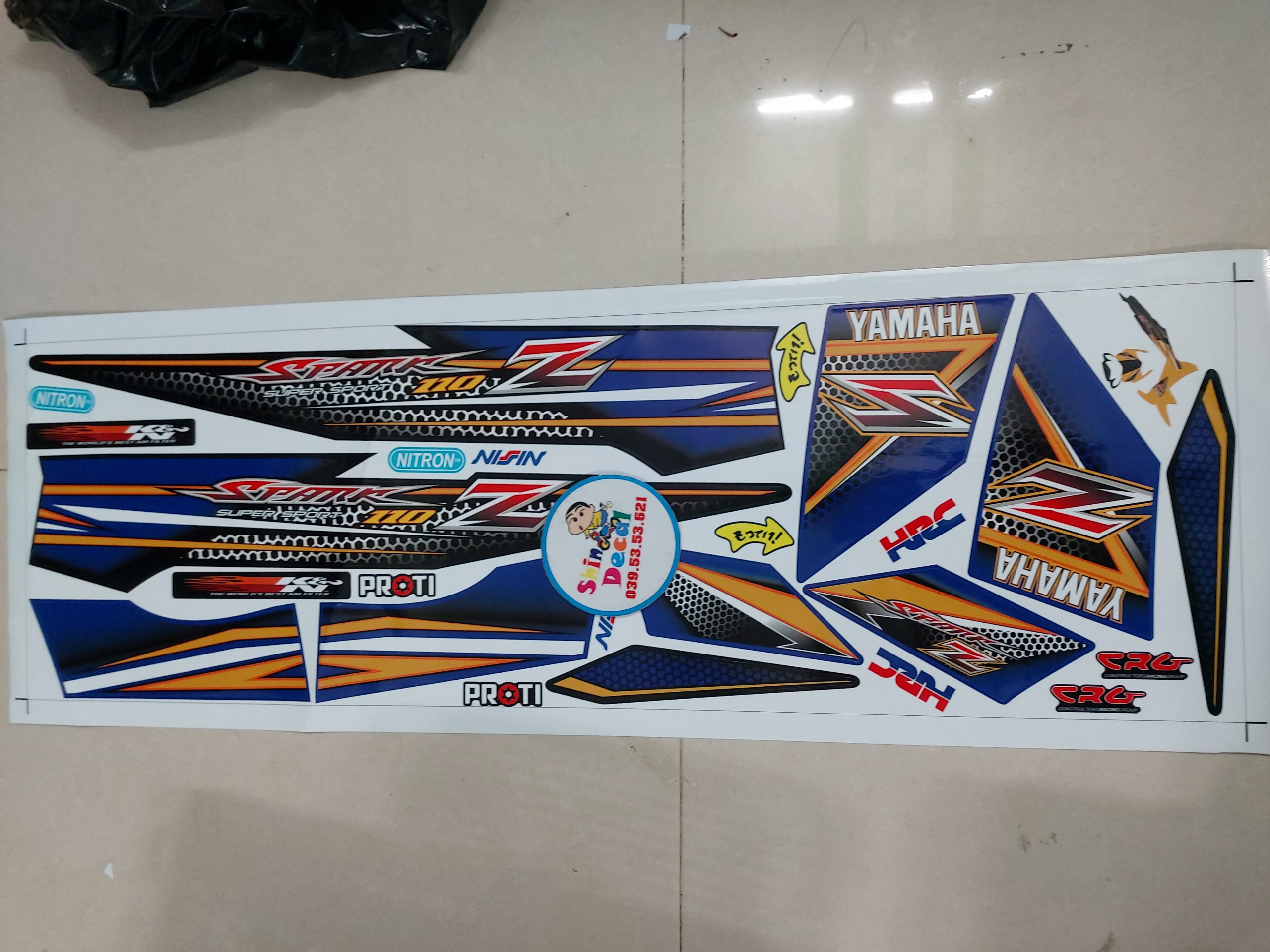 Tem sirius spark Z tổ ong