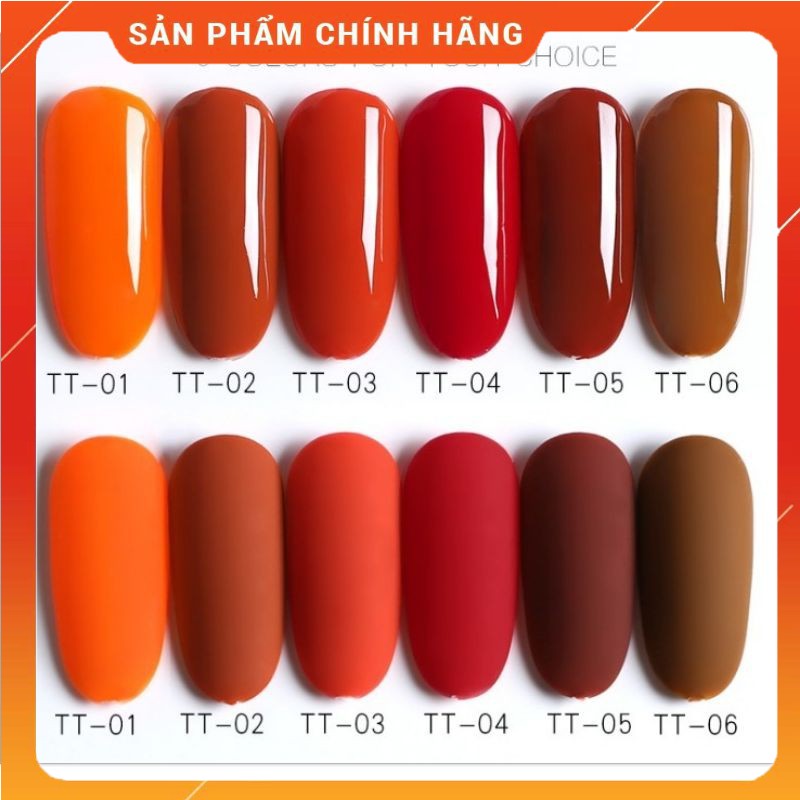 Sơn gel AS màu cam đất mã TT