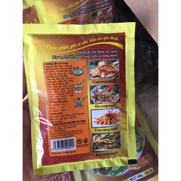 Bột rang muối đóng gói 45g