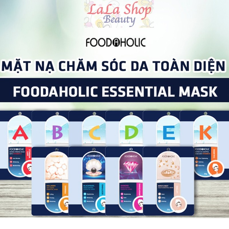 Mặt nạ Foodaholic Essential Mask chăm sóc da toàn diện cao cấp