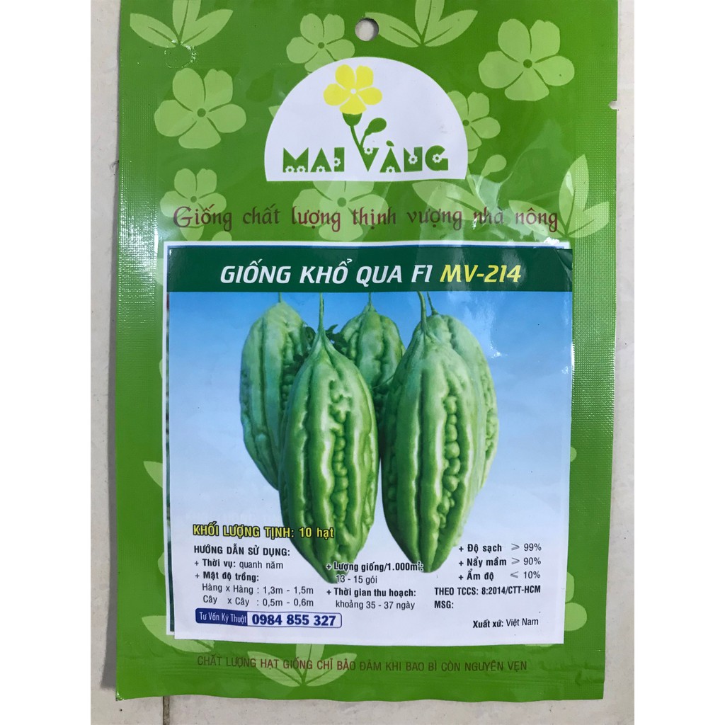 [HCM]Hạt Giống Khổ Qua 10 Hạt