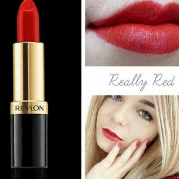 [HCM]Son REVLON Super Lustrous Lipstick 006 Really Red