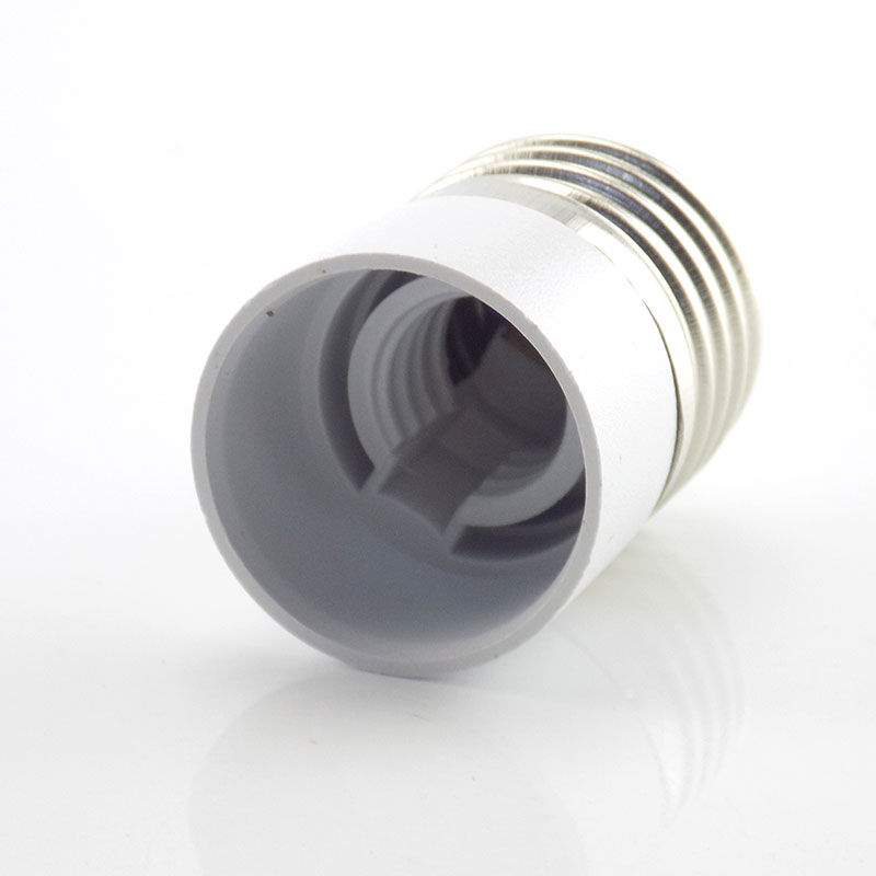 QKKQLA E27 To E14 Lamp Bulb Holder Converter Fireproof CFL Light Socket Base Adapter Male Plug Conversion For Corn Candle