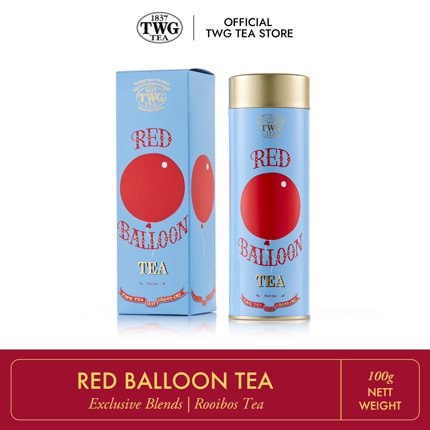 Trà TWG Tea - Red Balloon Tea (100g) | Trà Đỏ Nam Phi