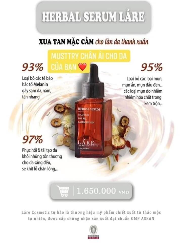 Serum thảo mộc Thanh Dược Lare 80ml