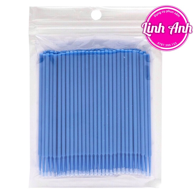 Bịch 100 Tăm Bông Ủ Tê Dạng Gói Túi