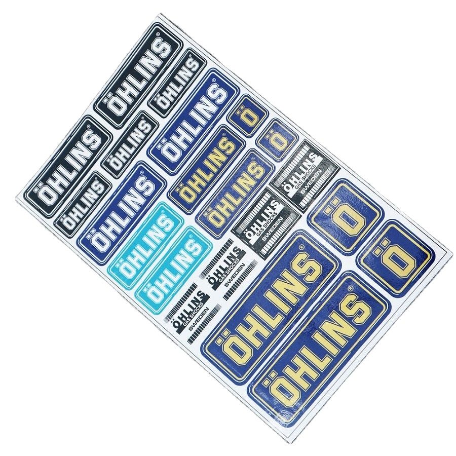 Tem logo, decal logo dán xe máy huy hiệu chữ O DÁN PHUỘC  (mẫu 2)