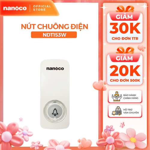 Chuông điện không dây Nanoco model ND153 (không dây không pin)