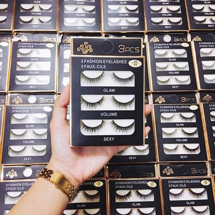 Lông mi chồn 3 Fashion Eyelashes 3 Faux (Dày mi L6)
