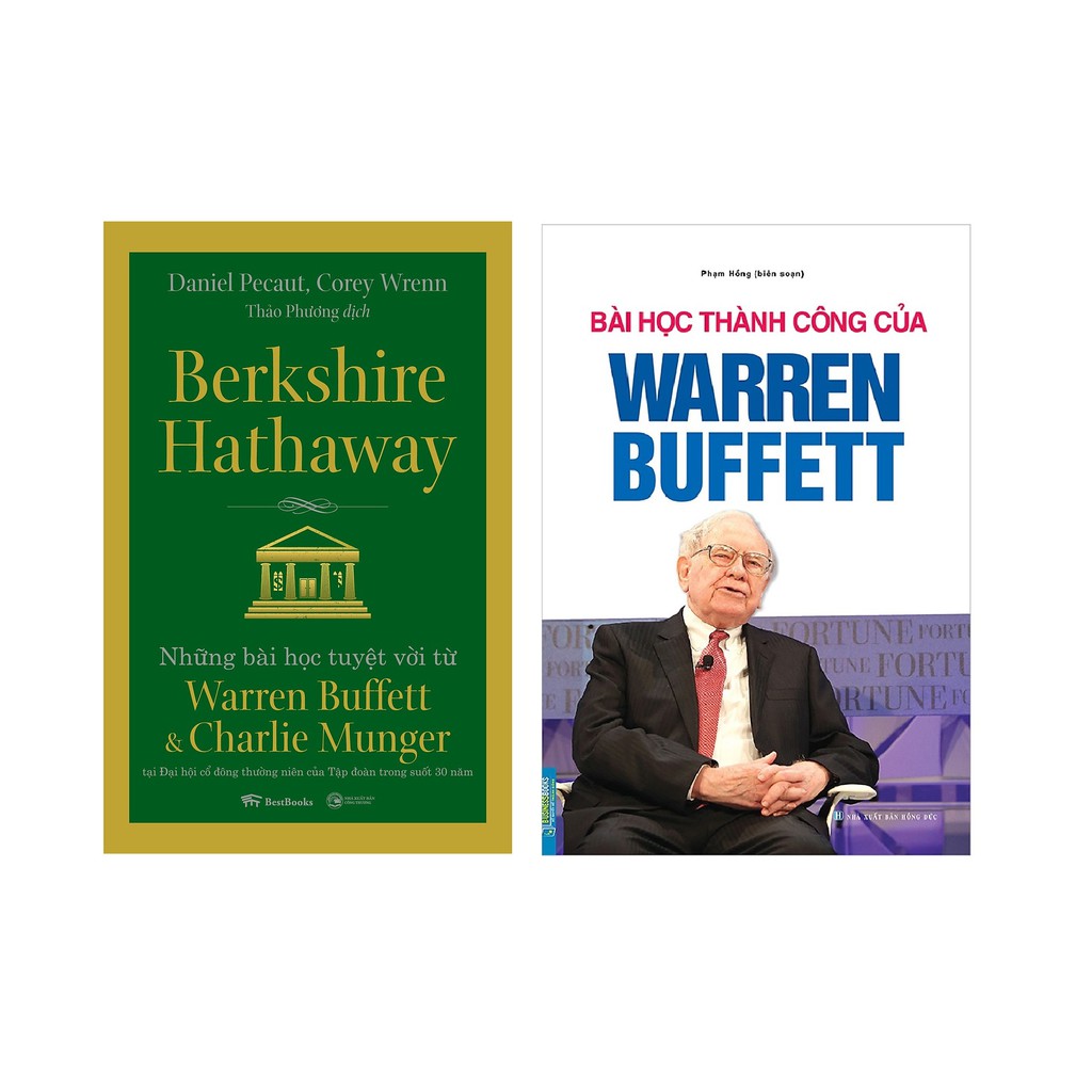 Sách - Combo Những Bài Học Tuyệt Vời Từ Warren Buffett & Charlie Munger + Bài học thành công của Warren Buffett