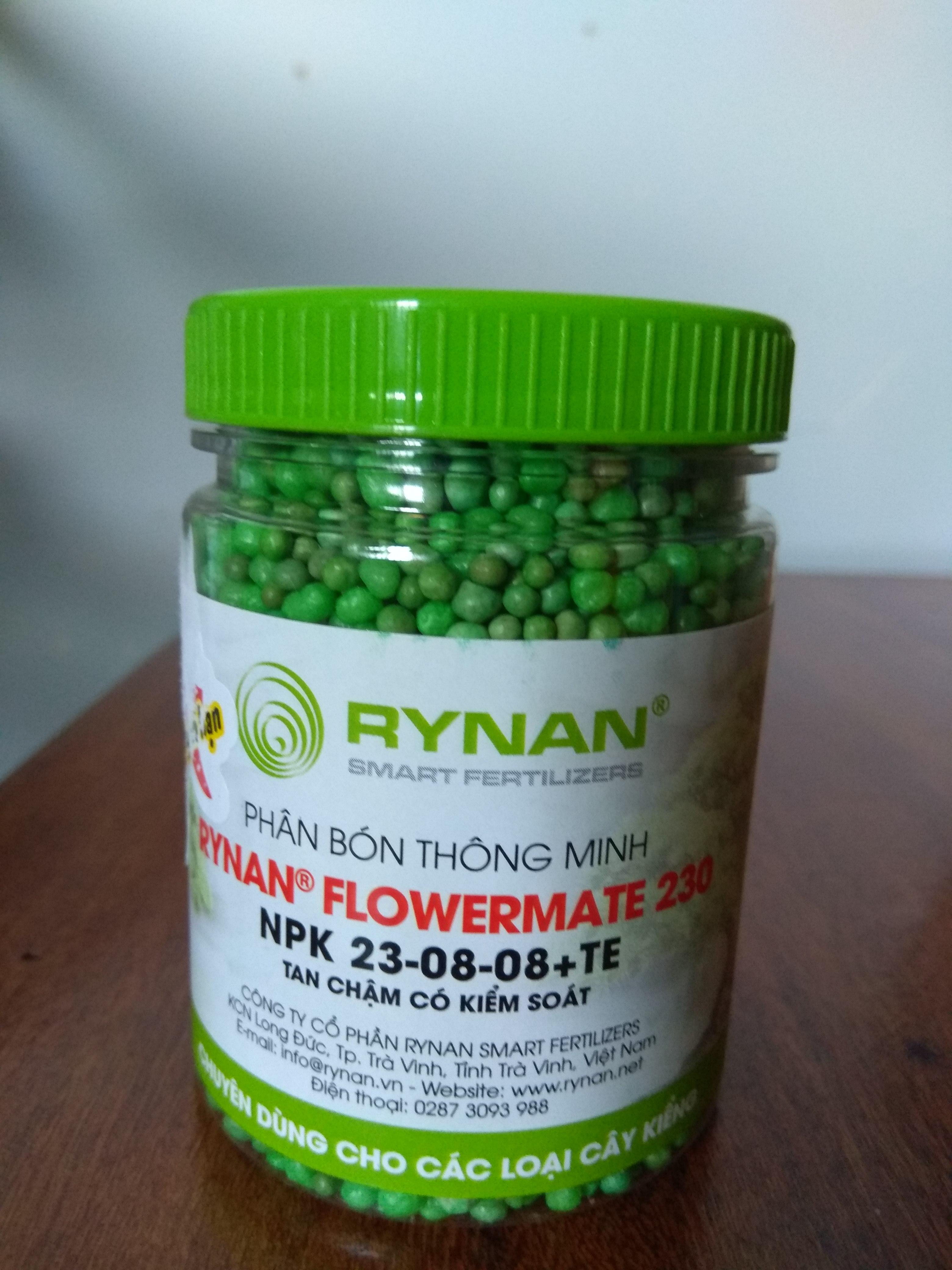 Phân bón rynan Flowermate 230 NPK 23-08-08+TE -150g