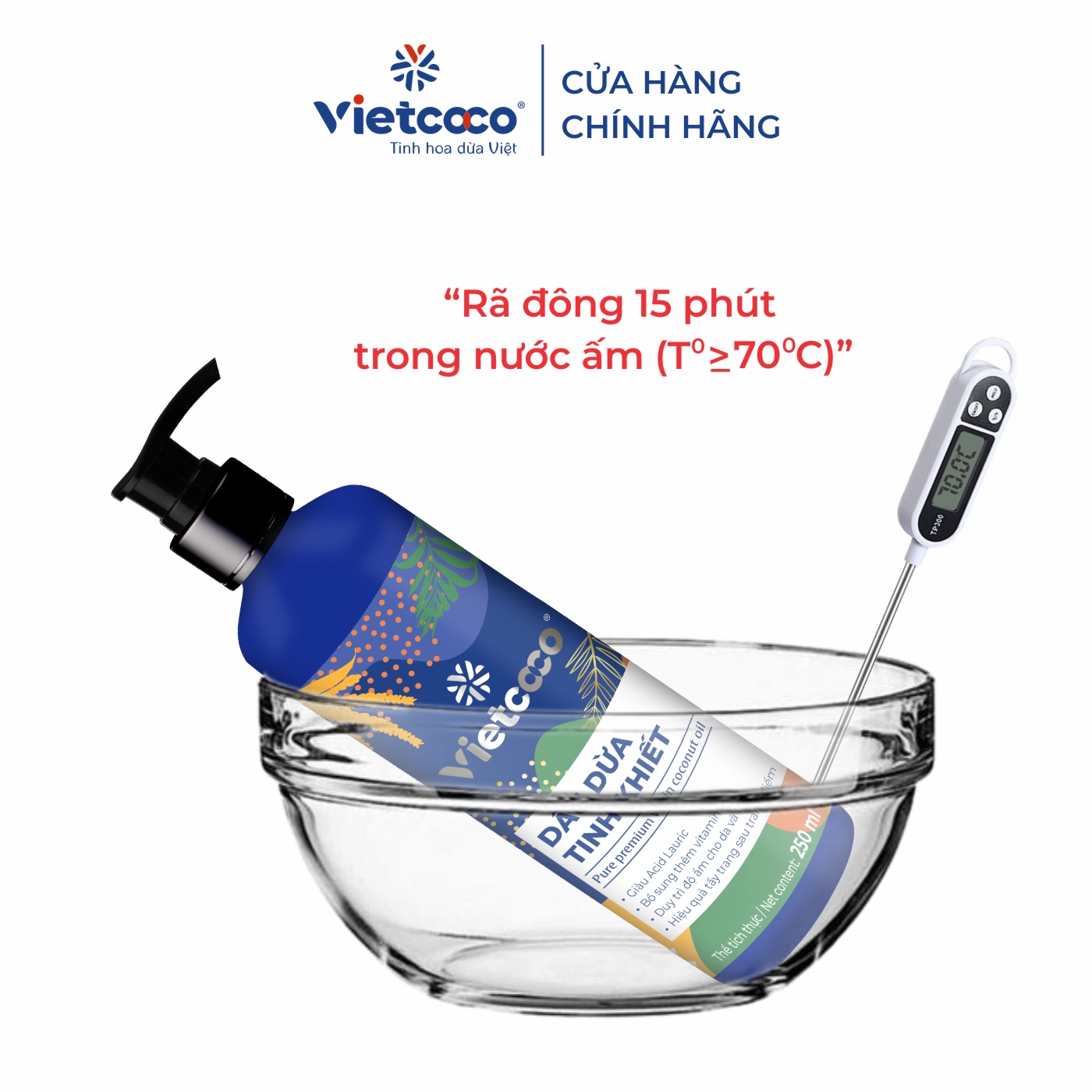 [NHÃN MỚI] Dầu dừa tinh khiết mỹ phẩm Cofusions - Chai 250ml - Coconut Oil